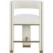 Adamina 36.25 inch Rhea Light Barley Counter Stool